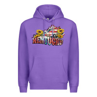 Purple Kentucky 4th of July Premium Hoodie - FaDigitalArtStudio
