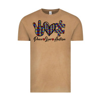 Vintage Camel Peace Love Autism Vintage Tee - Bettercallsaul
