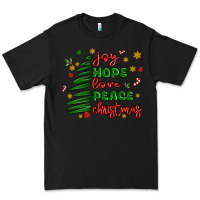 Black joy hope love peace christmas Premium Tee - MaliasSmallBusiness
