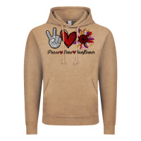 Vintage Coffee Peace Love Sunshine Sunflower Vintage Hoodie - Bettercallsaul
