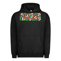 Pigment Black Santa skeleton christmas Urban Hoodie - Artiststas