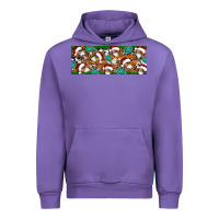 Tulip Santa skeleton christmas Urban Hoodie - Artiststas