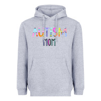 Heather Grey Titi Pretty Art Autism Mom Heavyweight Hoodie - CowhideDigitalArt