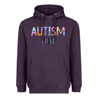 Plum Titi Pretty Art Autism Mom Heavyweight Hoodie - CowhideDigitalArt