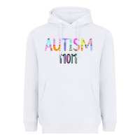 White Titi Pretty Art Autism Mom Heavyweight Hoodie - CowhideDigitalArt