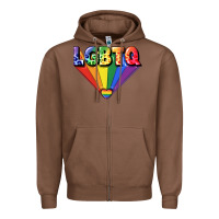 Chestnut lgbtq pride Zipper Hoodie - FaDigitalArtStudio