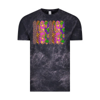 Cloud Black mardi gras brushstrokes Vintage Tee - RanaPortraitStore
