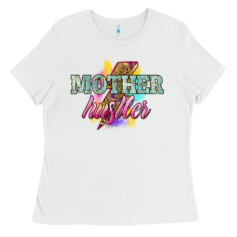 Mother Hustler Lightning Bolt Ladies Tee by NancyCooperArtShop | Teevron