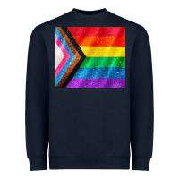 Navy Pride flag Heavyweight Sweatshirt - CowGirlArtShop
