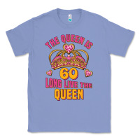 Colony Blue the queen is 60 long live the queen Classic Tee - Jasminsmagicworld