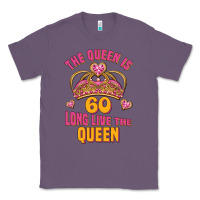 Lavender the queen is 60 long live the queen Classic Tee - Jasminsmagicworld