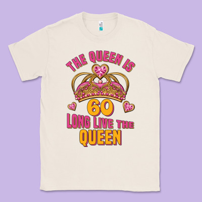 The Queen Is 60 Long Live The Queen Classic Tee Designed By Jasminsmagicworld