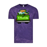 Cloud Purple St Patrick's Day Truck Vintage Tee - Bettercallsaul