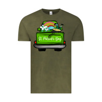 Vintage Olive St Patrick's Day Truck Vintage Tee - Bettercallsaul