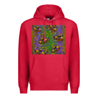 Cardinal mardi gras king cake leopard Premium Hoodie - RanaPortraitStore