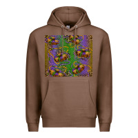 Chestnut mardi gras king cake leopard Premium Hoodie - RanaPortraitStore