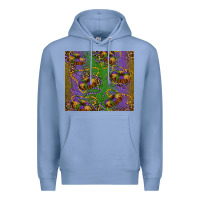 Colony Blue mardi gras king cake leopard Premium Hoodie - RanaPortraitStore