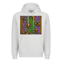 Dove Grey mardi gras king cake leopard Premium Hoodie - RanaPortraitStore