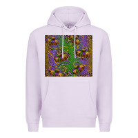 Lilac mardi gras king cake leopard Premium Hoodie - RanaPortraitStore