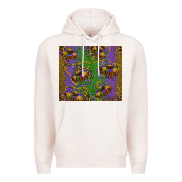 Pale Pink mardi gras king cake leopard Premium Hoodie - RanaPortraitStore