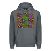 Rock mardi gras king cake leopard Premium Hoodie - RanaPortraitStore
