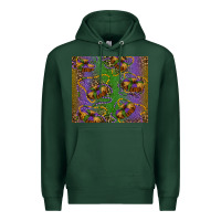 Sports Green mardi gras king cake leopard Premium Hoodie - RanaPortraitStore