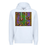 White mardi gras king cake leopard Premium Hoodie - RanaPortraitStore