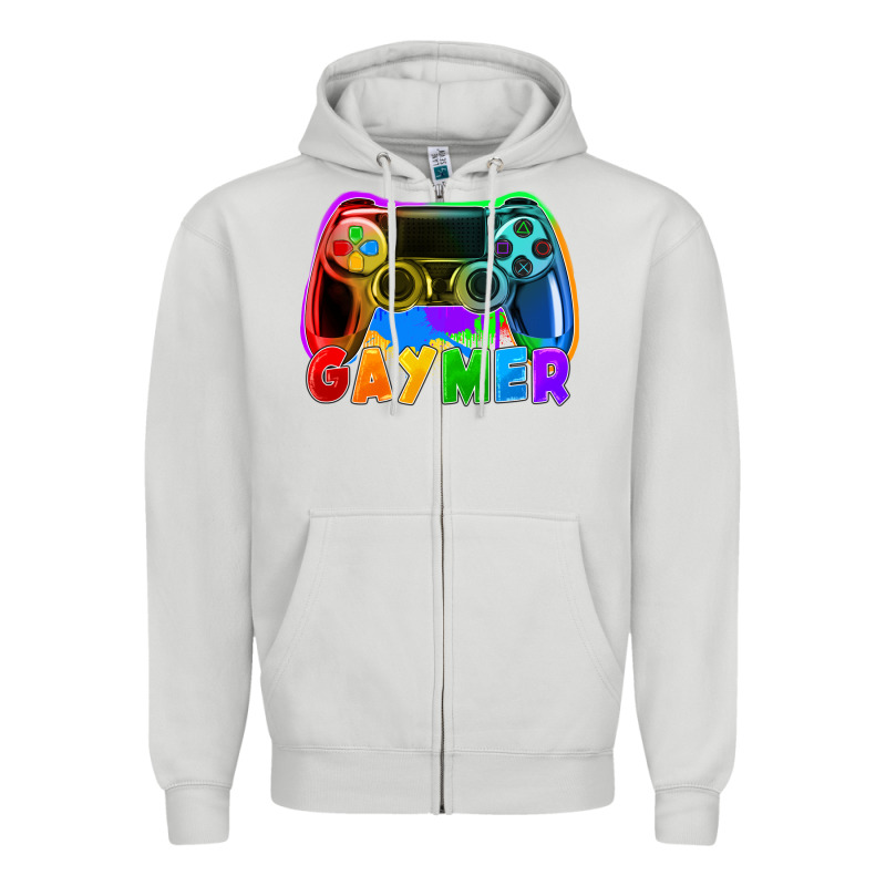 Gaymer Zipper Hoodie by FaDigitalArtStudio | Teevron