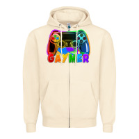 Sandshell Gaymer Zipper Hoodie - FaDigitalArtStudio