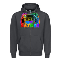 Smoke Gaymer Zipper Hoodie - FaDigitalArtStudio