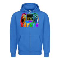 True Royal Gaymer Zipper Hoodie - FaDigitalArtStudio