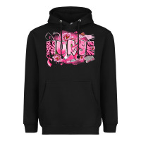 Black breast cancer nurse Heavyweight Hoodie - LillyAllenDesigns
