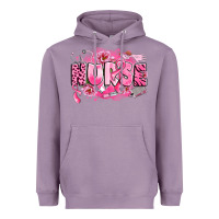 Lavender breast cancer nurse Heavyweight Hoodie - LillyAllenDesigns