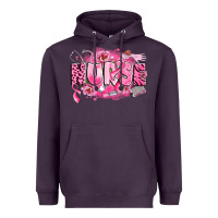 Plum breast cancer nurse Heavyweight Hoodie - LillyAllenDesigns