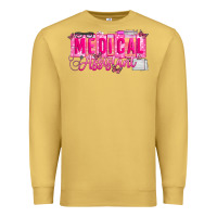 Antique Gold valentine medical assistant Premium Sweatshirt - CowhideDigitalArt