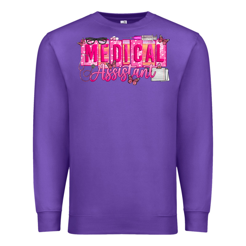 Valentine Medical Assistant Premium Sweatshirt by CowhideDigitalArt | Teevron