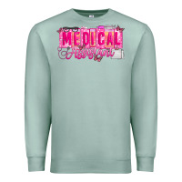 Seafoam valentine medical assistant Premium Sweatshirt - CowhideDigitalArt