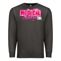 Smoke valentine medical assistant Premium Sweatshirt - CowhideDigitalArt