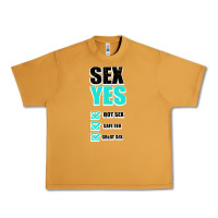 Peanut Butter SEX YES HOT SEX SAFE SEX GREAT SEX Urban Heavy Tee - Bettercallsaul