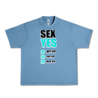 Pebble Blue SEX YES HOT SEX SAFE SEX GREAT SEX Urban Heavy Tee - Bettercallsaul
