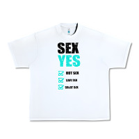 White SEX YES HOT SEX SAFE SEX GREAT SEX Urban Heavy Tee - Bettercallsaul