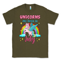 Army Green unicorns are born in july Classic Tee - Jasminsmagicworld