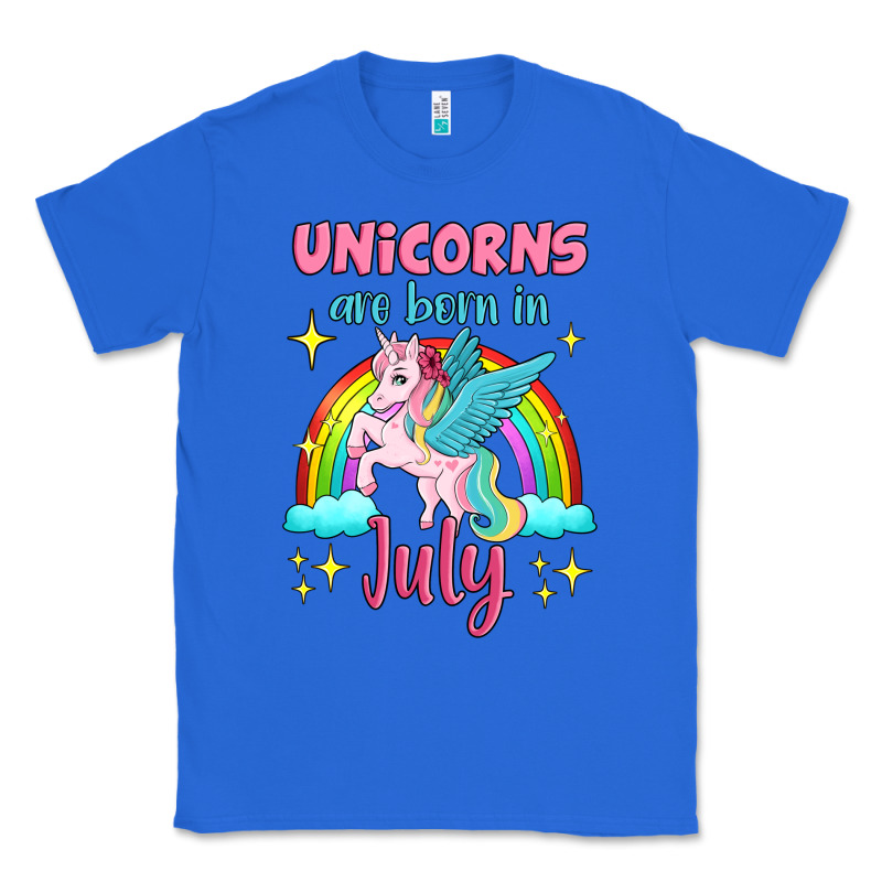 Unicorns Are Born In July Classic Tee by Jasminsmagicworld | Teevron