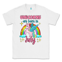 White unicorns are born in july Classic Tee - Jasminsmagicworld