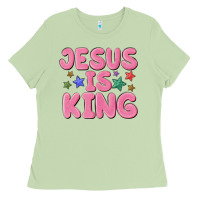 Matcha jesus is king Ladies Tee - MaliasSmallBusiness