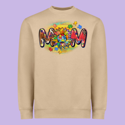 Autism Mom Heavyweight Sweatshirt Designed By Cowgirlartshop