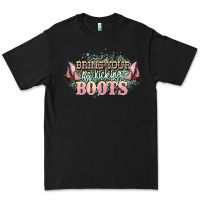 Black bring your ass kicking boots Premium Tee - NancyCooperArtShop
