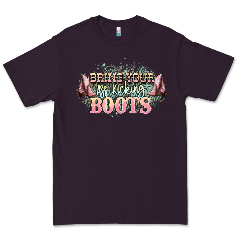 Bring Your Ass Kicking Boots Premium Tee by NancyCooperArtShop | Teevron