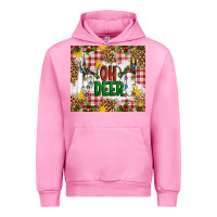 Fuchsia Pink Oh Deer Urban Hoodie - Artiststas