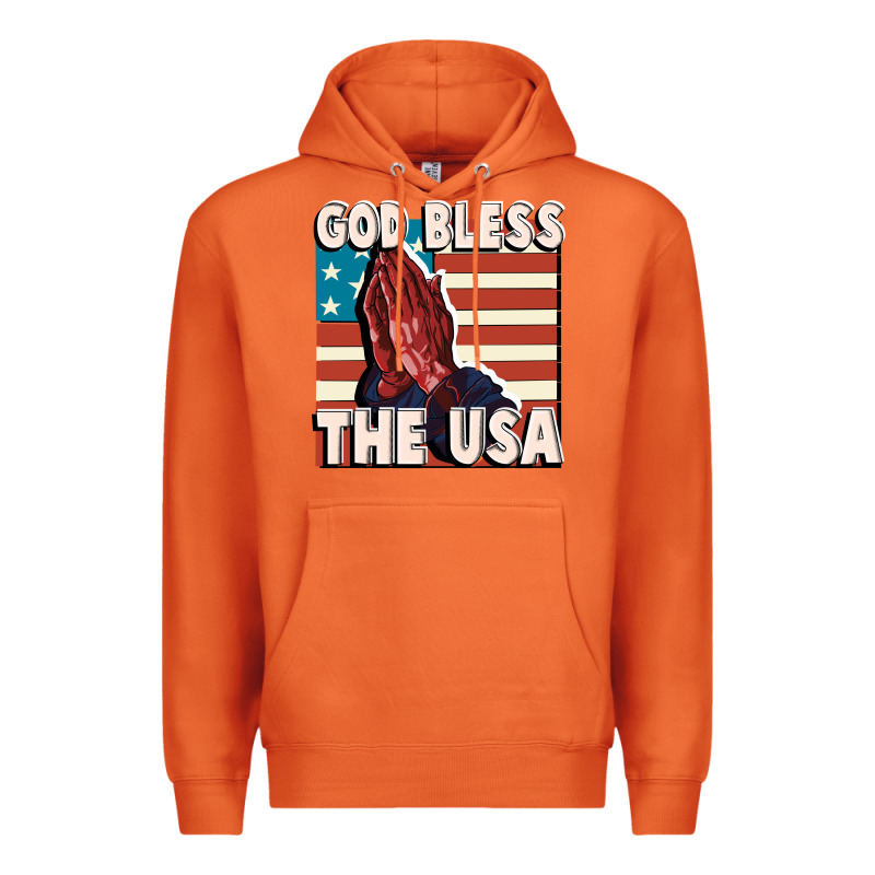 God Bless The Usa Premium Hoodie by FaDigitalArtStudio | Teevron